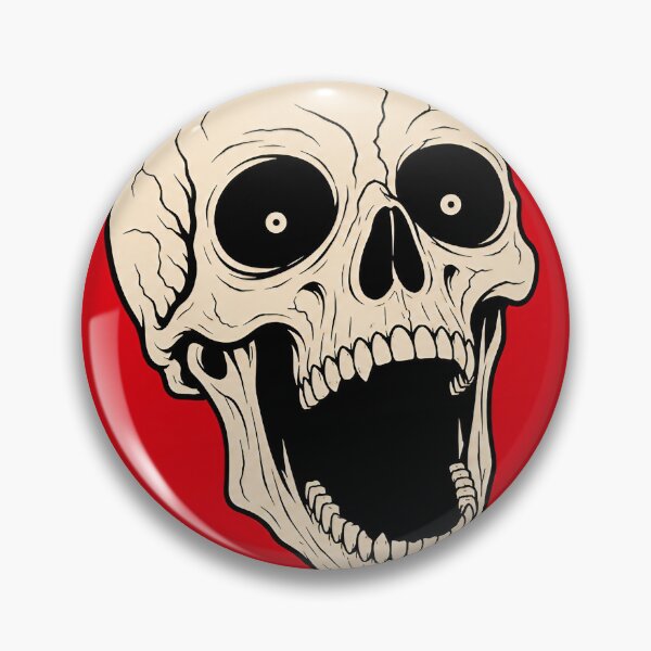 Item preview, No Thoughts Just Screams Skull designed and sold by Jandedan.