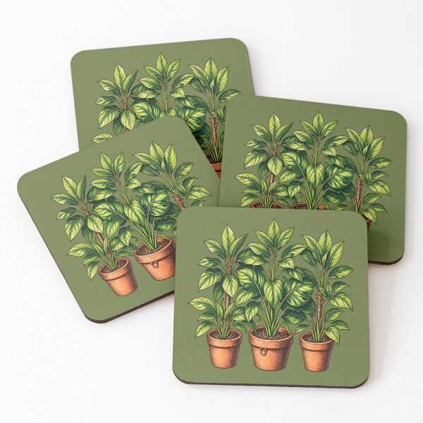 Item preview, Vintage Botanical Houseplants designed and sold by Hari Arts.