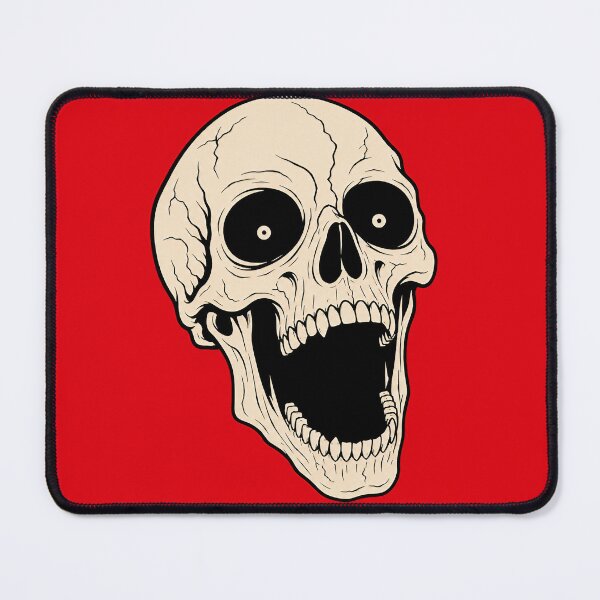 Item preview, No Thoughts Just Screams Skull designed and sold by Jandedan.