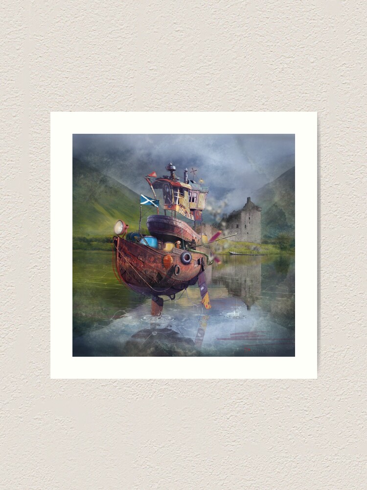 Alternate view of " Fishing Boat " Art Print