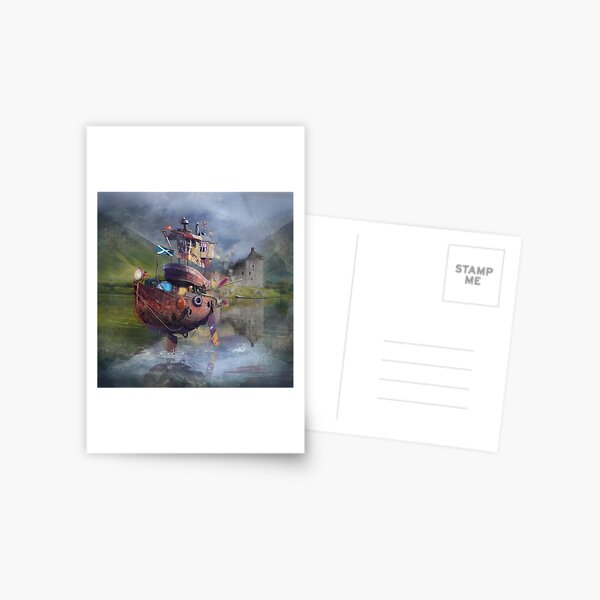 Item preview, " Fishing Boat "  designed and sold by Matylda Konecka Illustrations.