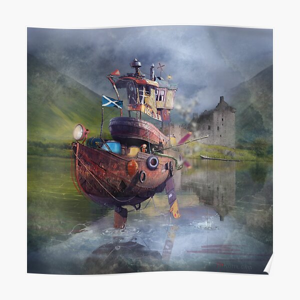 " Fishing Boat " Poster