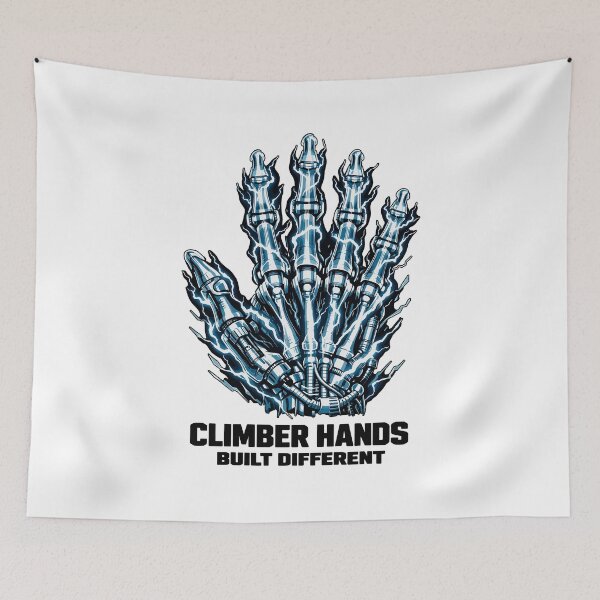 Item preview, Climber Hands: Built Different X-Ray Design designed and sold by Pineapple-Tree.