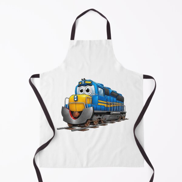 Item preview, Blue Train Engine Cartoon designed and sold by Scott Hayes.