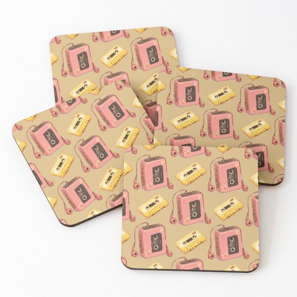Item preview, Cassette Tape Pattern – Retro 80s & 90s Music Player 5 designed and sold by SimplePoDesign.