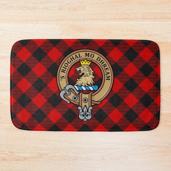 Item preview, Clan Gregor or MacGregor Crest over Rob Roy Tartan designed and sold by sifis.