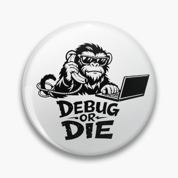Item preview, Debug Monkey – Code Hard Debug Harder – Programmer Tech Design designed and sold by Cabrasco.