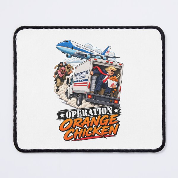 Item preview, Operation Orange Chicken – Trump Political Satire Escape Parody designed and sold by SoulThread Studio.