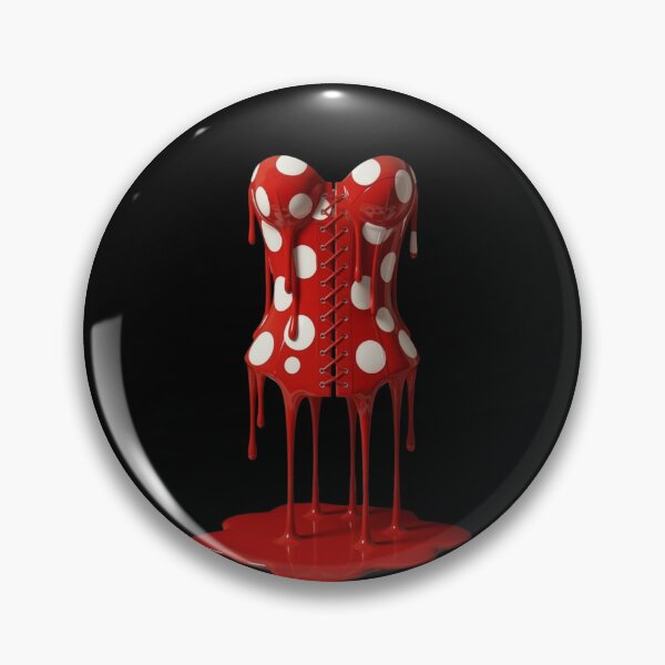 Item preview, Melting Polka Dot Corset Fashion Modern Art designed and sold by YourColorsWall.
