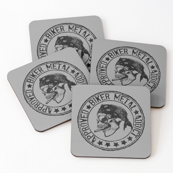 Item preview, Biker Metal Addict (Stamp) designed and sold by MagicEyesOnly.