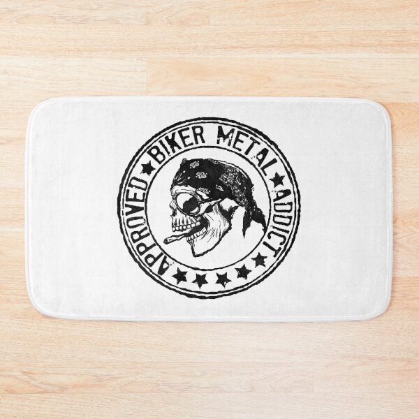 Item preview, Biker Metal Addict (Stamp) designed and sold by MagicEyesOnly.