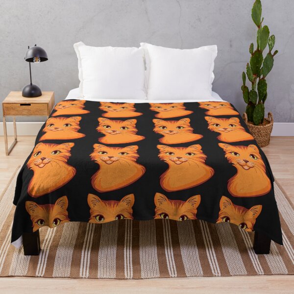 Item preview, Cute Ginger Cat Pattern designed and sold by manojbalan1968.