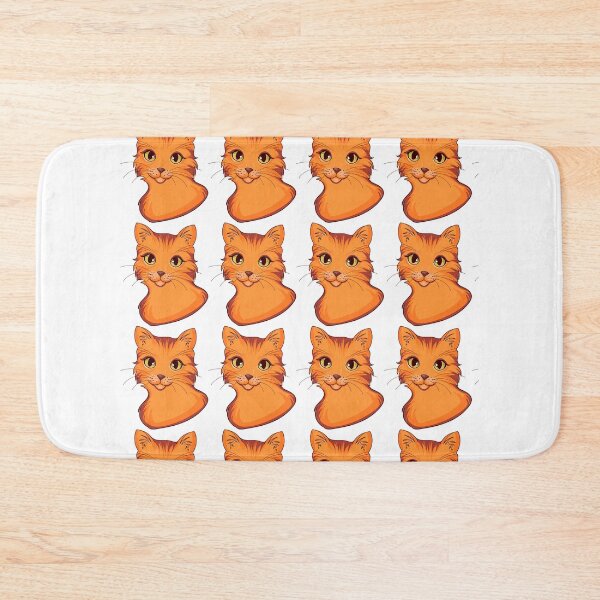 Item preview, Cute Ginger Cat Pattern designed and sold by manojbalan1968.