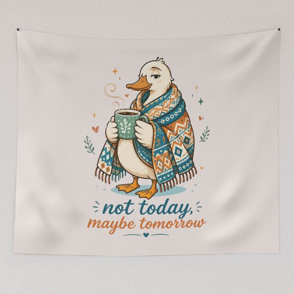 Item preview, Cozy Goose Coffee, Funny Lazy Day, Not Today Maybe Tomorrow, Funny Introvert, Fall Goose Lover designed and sold by Quiajia.