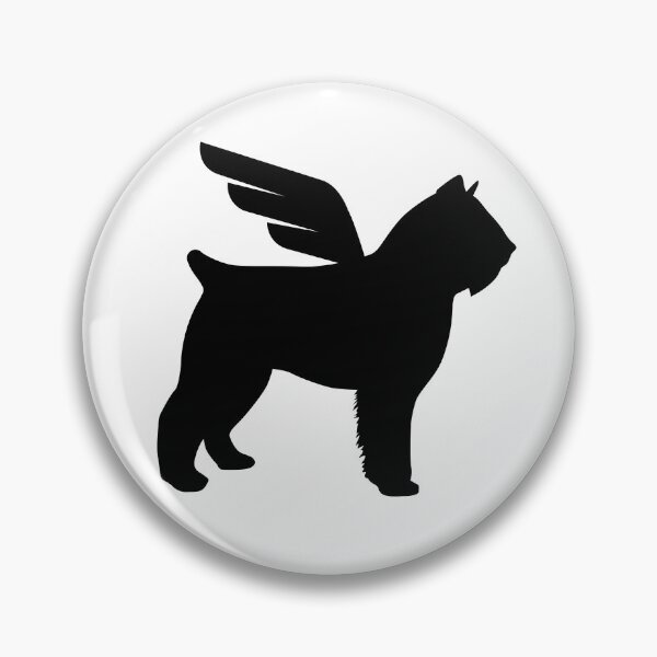 Item preview, Bouvier, Winged Bouvier, Angel Bouvier, Bouvier Des Flanders designed and sold by blackdogshop.