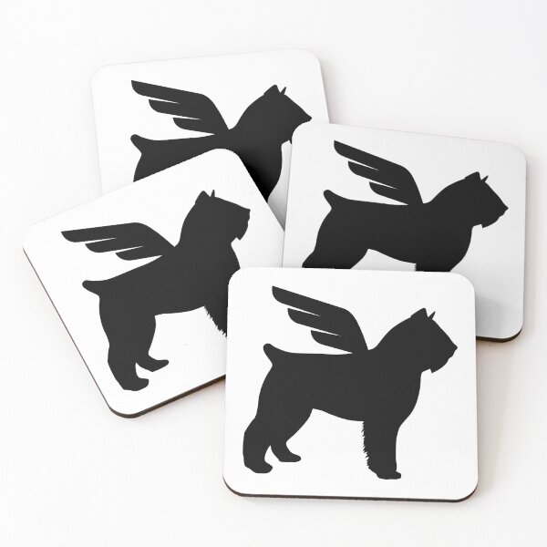 Item preview, Bouvier, Winged Bouvier, Angel Bouvier, Bouvier Des Flanders designed and sold by blackdogshop.