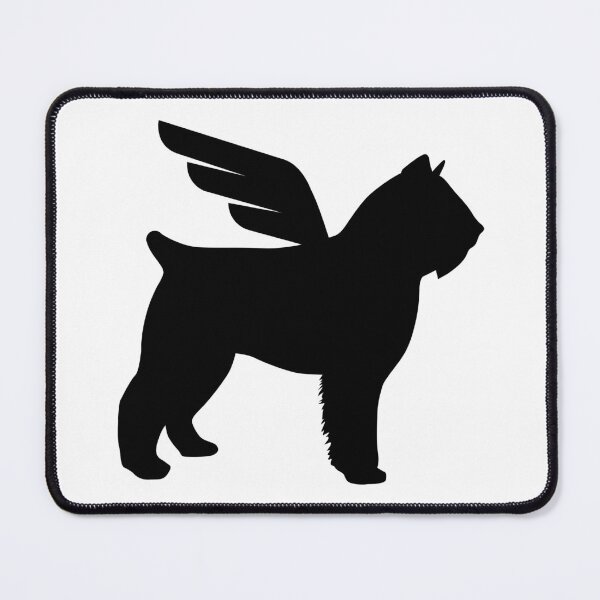 Item preview, Bouvier, Winged Bouvier, Angel Bouvier, Bouvier Des Flanders designed and sold by blackdogshop.