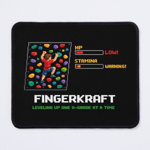 Item preview, Retro Pixel Art Bouldering: Leveling Up Quote designed and sold by Pineapple-Tree.