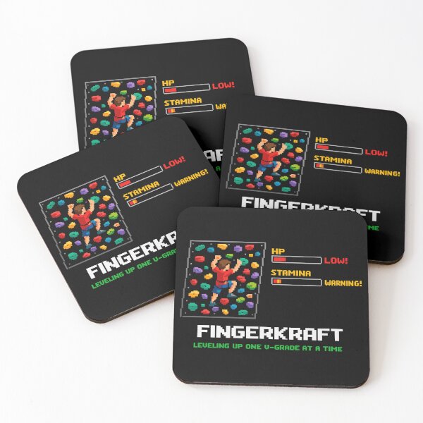 Item preview, Retro Pixel Art Bouldering: Leveling Up Quote designed and sold by Pineapple-Tree.