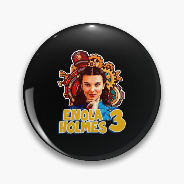 Item preview, Enola Holmes 3 Mystery Girl Retro Adventure designed and sold by mahoganiart.