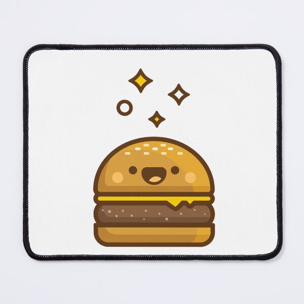 Item preview, Happy Golden Cheeseburger With Sparkling Smile designed and sold by Loopa-Art.