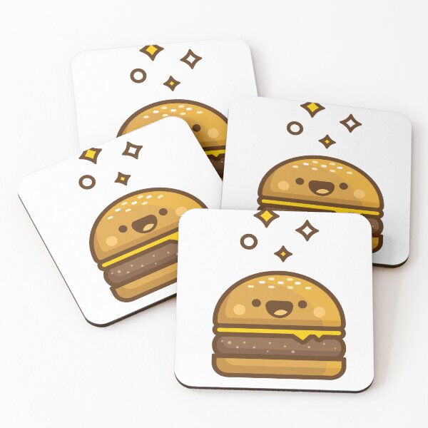 Item preview, Happy Golden Cheeseburger With Sparkling Smile designed and sold by Loopa-Art.