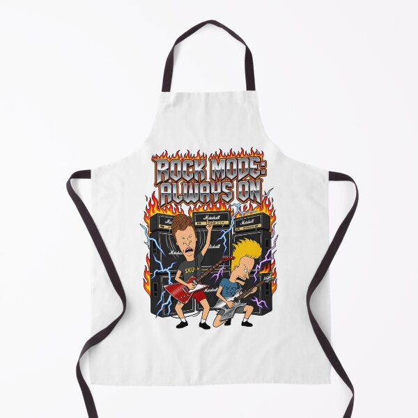 Item preview, Beavis and Butt-Head Rock Comic Amidst Fire and Lightning designed and sold by Imprearte.