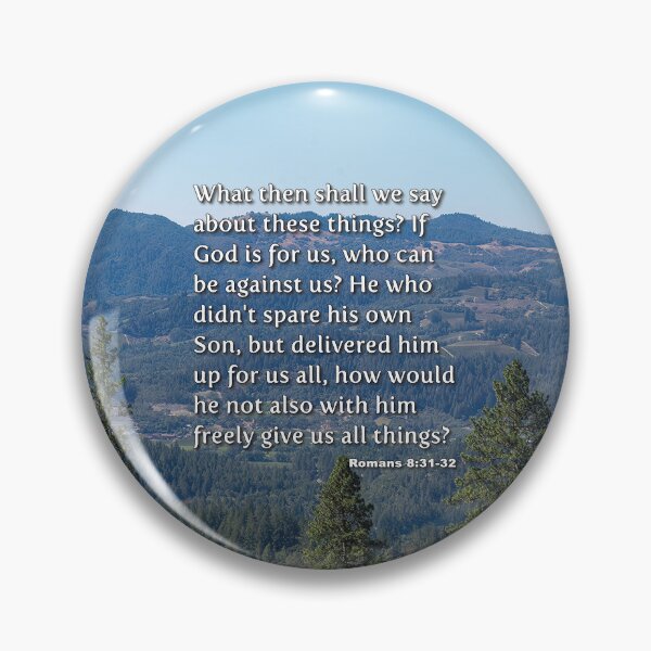 Item preview, If God Is For Us Romans 8:31-32 - Napa Valley Landscape Photograph | Christian Bible Verse Art designed and sold by InsprtnlArtbyDP.