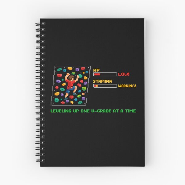 Item preview, Retro Pixel Art Bouldering: Leveling Up Quote designed and sold by Pineapple-Tree.