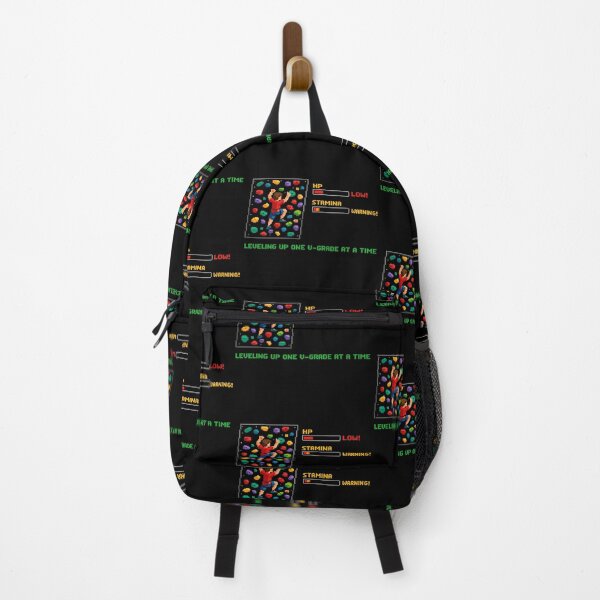 Item preview, Retro Pixel Art Bouldering: Leveling Up Quote designed and sold by Pineapple-Tree.