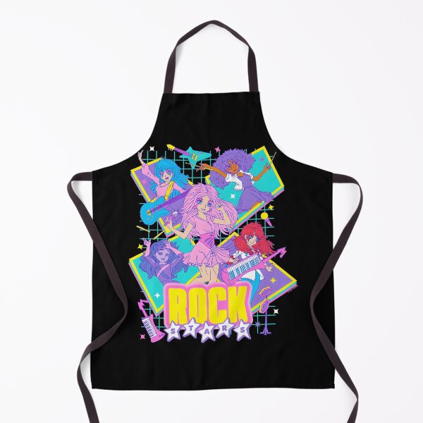 Item preview, Pop Star Girls Rock Stars Anime Style Band Portraits designed and sold by jacksontvs.