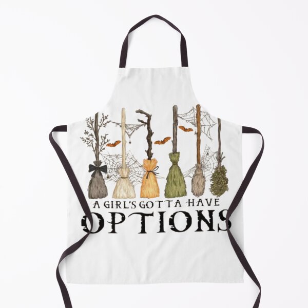 Item preview, A Girl Gotta Have Options – Retro Witchy Halloween designed and sold by roartusa.