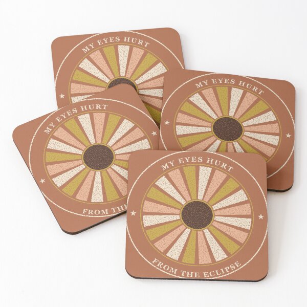 Item preview, My Eyes Hurt From The Eclipse - Vintage Retro Badge Funny Solar Eclipse 2026 designed and sold by bilalhamil12.