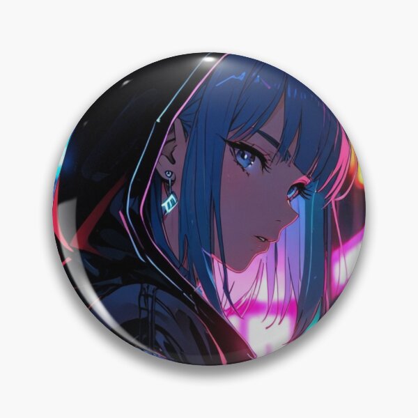 Item preview, Synthwave Anime Girl | Neon Future designed and sold by AnimDream .