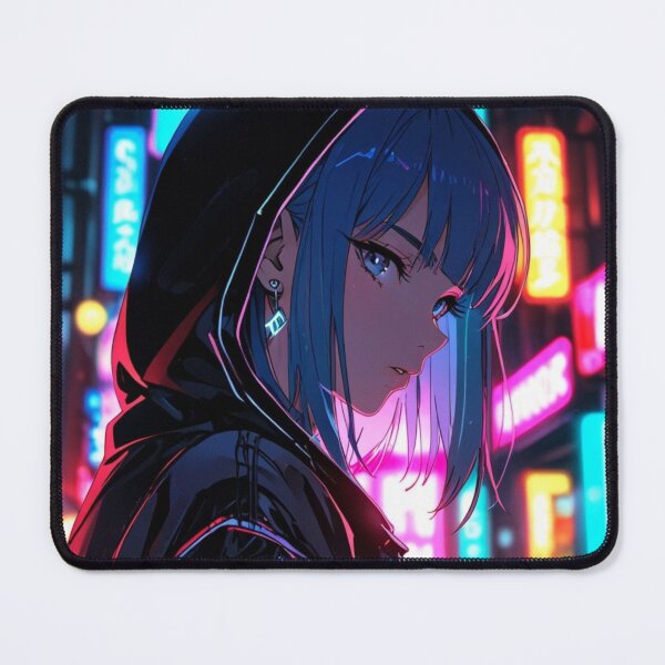 Item preview, Synthwave Anime Girl | Neon Future designed and sold by AnimDream .
