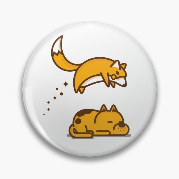 Item preview, Playful Fox Jumps Over Lazy Dog designed and sold by Loopa-Art.