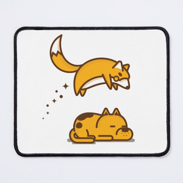 Item preview, Playful Fox Jumps Over Lazy Dog designed and sold by Loopa-Art.