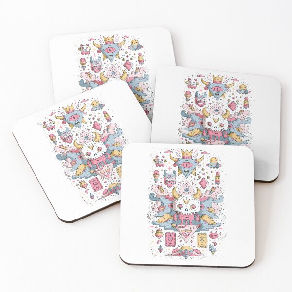Item preview, Whimsical Occult Doodle Creatures and Symbols designed and sold by Romgora.