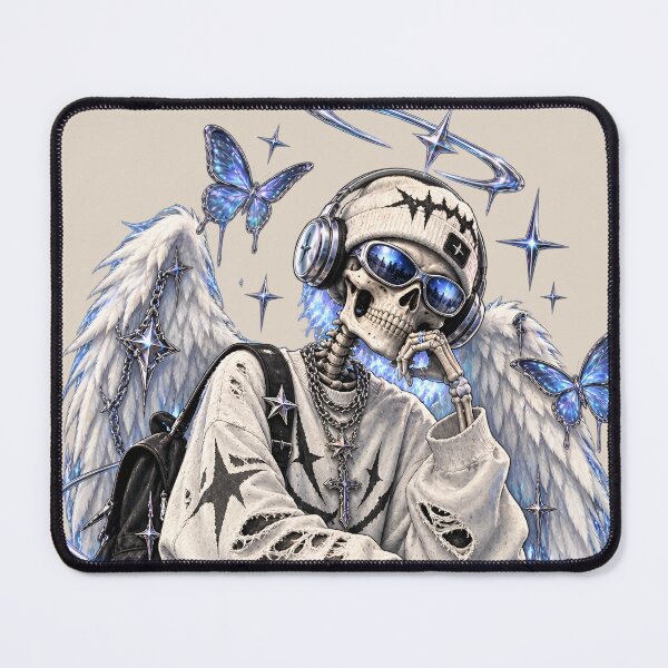 Item preview, Y2K Angel Skeleton Streetwear designed and sold by Peac7e.