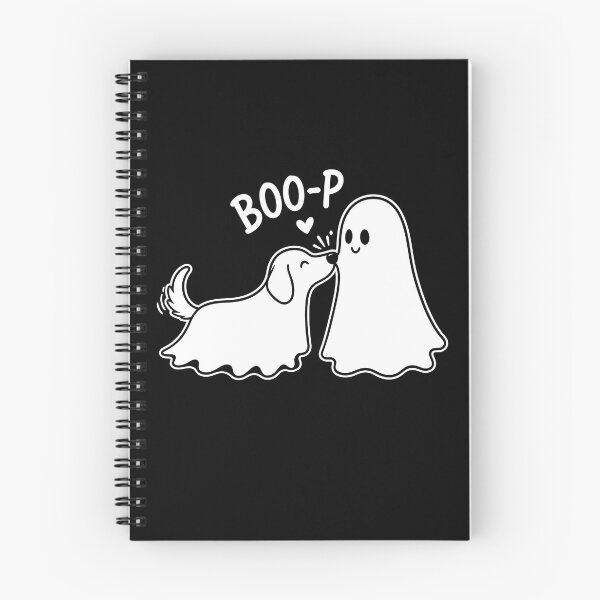 Item preview, Cute Dog Kissing Ghost, Boo-P Halloween Pun, Spooky Puppy Love, Cute Ghost Couple, Adorable Halloween Gift, Funny Boo Theme designed and sold by howsamluca.