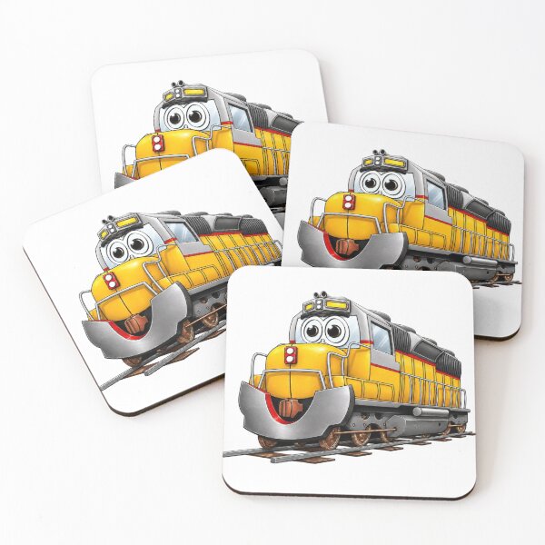 Item preview, Yellow Train Cartoon designed and sold by Scott Hayes.
