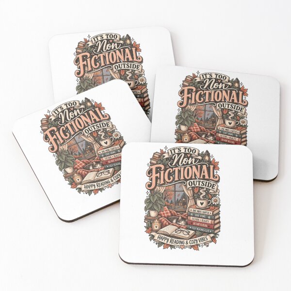 Item preview, Vireltoo It’s Too Fictional Outside T-Shirt – Cozy Reading & Book Lover Design designed and sold by ARTwy.