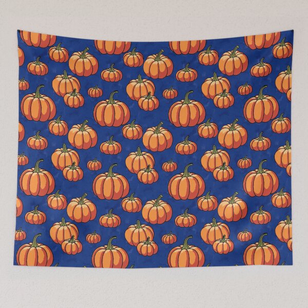 Item preview, Seamless pumpking pattern designed and sold by NataliRubchik.