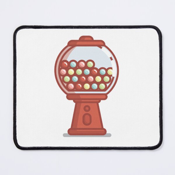 Item preview, Retro Colorful Gumball Machine Candy Illustration designed and sold by Loopa-Art.
