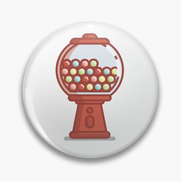 Item preview, Retro Colorful Gumball Machine Candy Illustration designed and sold by Loopa-Art.