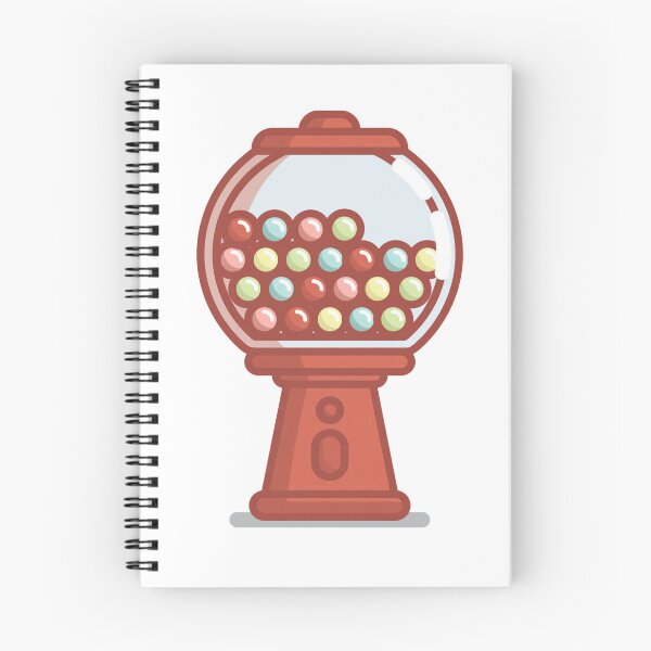 Item preview, Retro Colorful Gumball Machine Candy Illustration designed and sold by Loopa-Art.