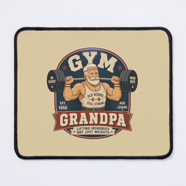 Item preview, Vintage grandpa in Gym Legacy ver 14a| Vintage bodybuilding Fitness Workout Aesthetic | Gym Motivation Apparel designed and sold by mndesignworx.