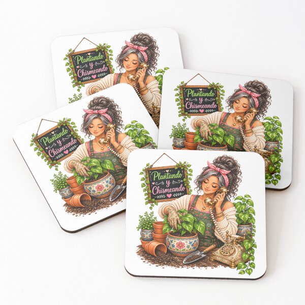 Item preview, Plantando y Chismeando – Funny Latina Plant Mom & Houseplant Lover designed and sold by CottageGardenCo.