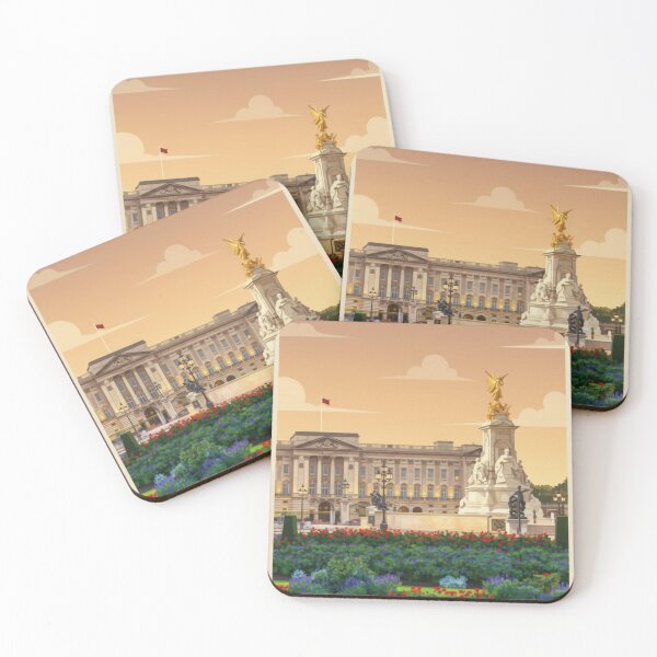 Item preview, London Vintage Travel Art - Buckingham Palace - England designed and sold by Wanderprintt.
