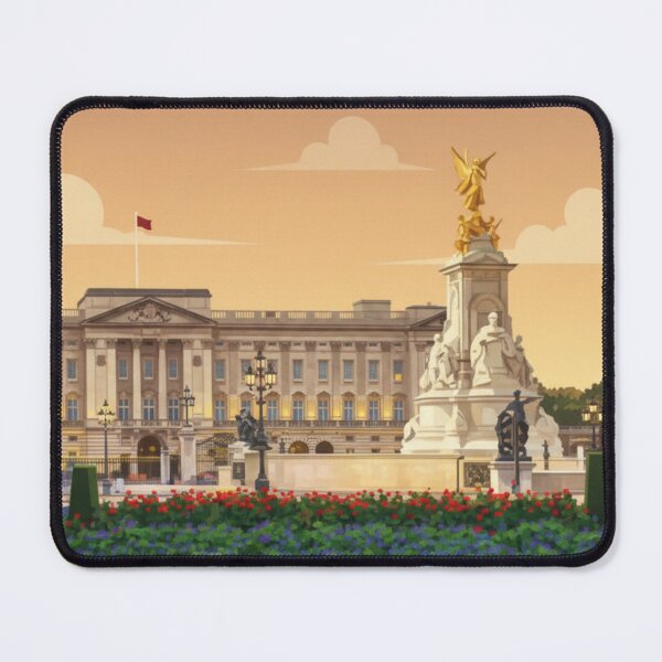 Item preview, London Vintage Travel Art - Buckingham Palace - England designed and sold by Wanderprintt.
